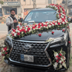 Premium Red & White Flower Fortuner is ready for you