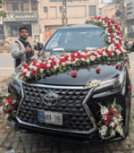 Premium Red & White Flower Fortuner is ready for you