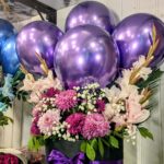 Special bouquet with balloon's & imported flowers