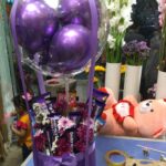 Balloons box bouquet with chocolate’s