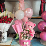 Teddy bear 🧸 bouquet with artificial flower