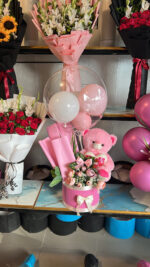 Teddy bear 🧸 bouquet with artificial flower