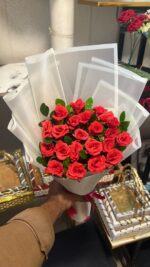 Flower bouquet 💐 fully red flowers 🌹