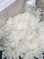 White imported Grace flower - Image 3